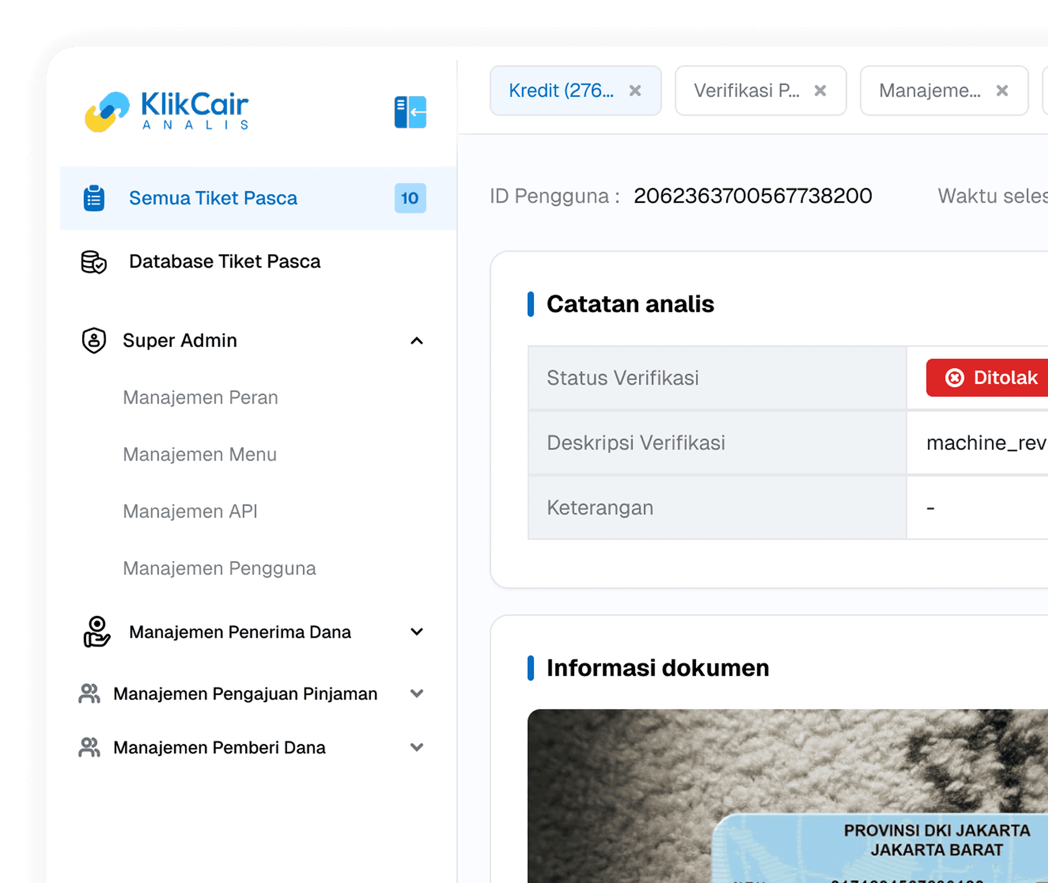 Lending Lifecycle Management System